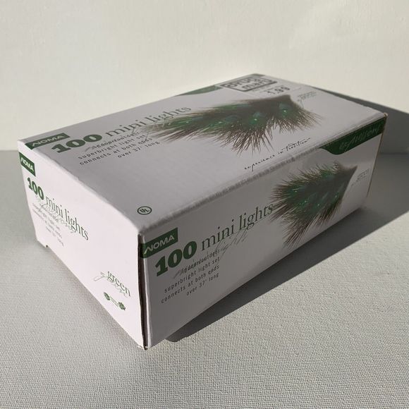 Noma Green Mini Lights String (3) 100 Count Boxes St Patrick's Super Bright T5 - Picture 8 of 10